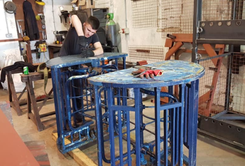 Turnstile Project - Steelworks Dean at Work